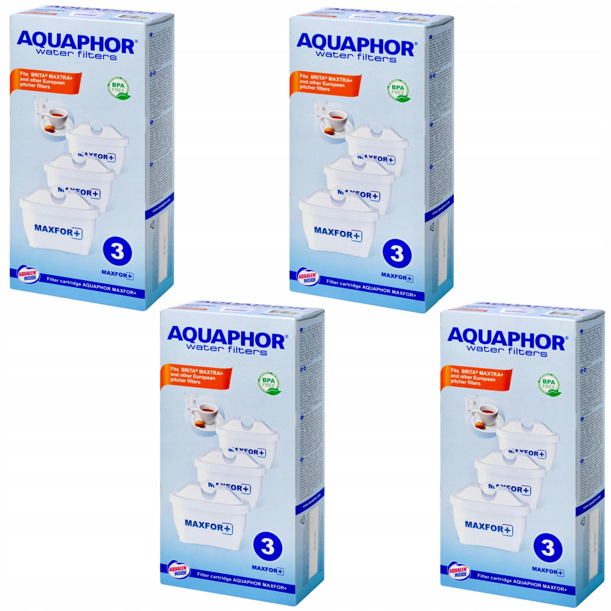 12 x Wkład filtrujący wodę aquaphor B25 Maxfor+ filtry do dzbanka