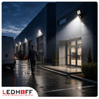 Naświetlacz LED 30W z Czujnikiem Ruchu Reflektor 2700lm 4500K Halogen oprawa do ogrodu, garażu i podjazdu, IP44