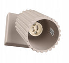 Plafon tuba sufitowa karbon 10cm taupe SL.1758 sollux okrągła oprawa oświetleniowa na żarówkę GU10, bez źródła światła