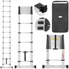 Drabina aluminiowa teleskopowa składana przystawna rozsuwana higher 3,8m do remontu i prac montażowych, udźwig 150 kg