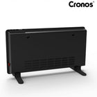 Grzejnik elektryczny 2000W konwektorowy z termostatem energooszczędny WiFi ogrzewacz pokojowy czarny 725x375 mm