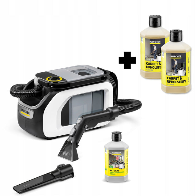 Odkurzacz piorący Karcher SE3 Compact Home + Chemia 2x RM 519 ekstraktor do tapicerki meblowej, kanap i wykładzin