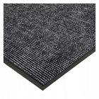 Wycieraczka 120x120cm Duża Mata do Butów pod Drzwi Zewnętrzna Wejściowa XXL Chodnik czarna gumowo-tekstylna grubość 7 mm