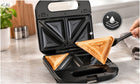 Opiekacz gofrownica grill 3W1 toster do kanapek sandwich tostów 1500W mocny nominalna czarny