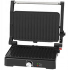 Opiekacz grill do kanapek panini toster rozkładany elektryczny duży 1500W nominalna czarny