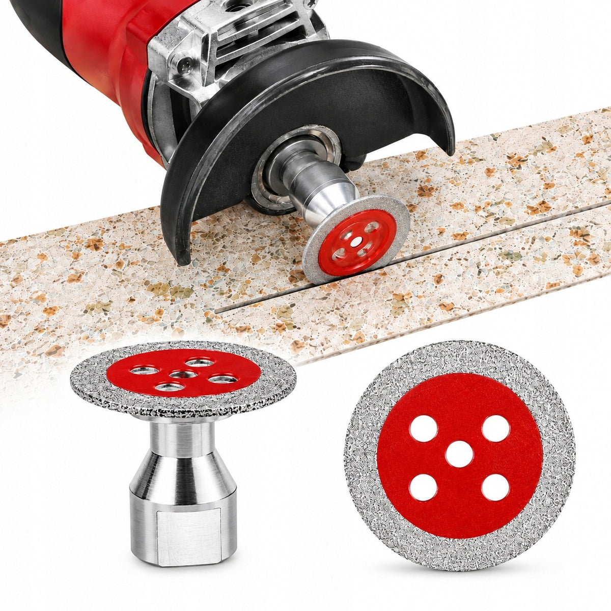 Precyzyjna mini tarcza mała diamentowa do cięcia płytek gresu 50mm adapter z 10 sztuk