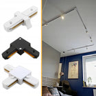 Zestaw Szynoprzewód Szyna 1m + 3x Lampa GU10 LED Oświetlenie szynowe czarny system punktowy do salonu i kuchni, 3
