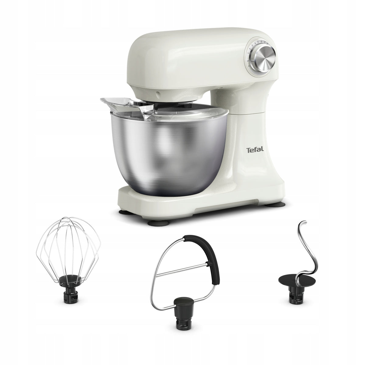 Robot kuchenny planetarny tefal QB140AF0 500 w nominalna beżowy