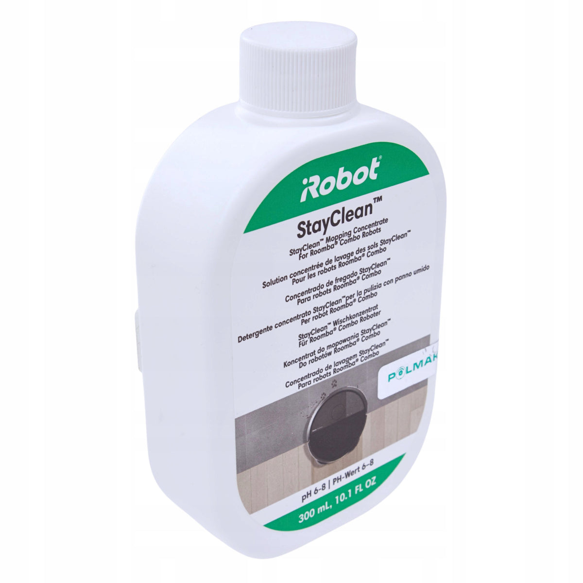 Płyn, koncentrat 300 ml do mycia podłóg iRobot Roomba Combo 105/405/505/705 detergent, preparat czyszczący, roboty
