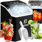Kostkarka do lodu 1,5l maszyna do kostek 120W 12kg/24h ekspresowy LÓD cicha 120 w czarny