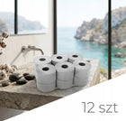 Papier toaletowy jumbo szary makulaturowy 12szt rolka 90 m, jednowarstwowy, bezzapachowy, suchy