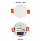 OXT Czujnik Obecności Jasności Podtynkowy Wpuszczany 230V 120° ZigBee tuya detektor ruchu do sterowania oświetleniem