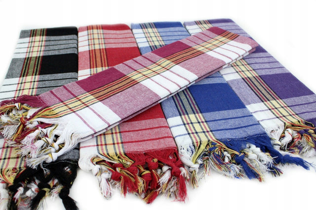 Sauna ręcznik hammam chusta bawełniana w 4 kolorach kilt kąpielowy 80x180 cm do łaźni tureckiej i spa