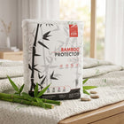 Ochraniacz wodoodporny 180x200 pokrowiec na materac bamboo PRZEŚCIERADŁO podkład ochronny do łóżka, zabezpieczenie