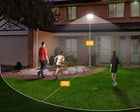 Halogen LED 10W lampa z czujnik ruchu zmierzchu naświetlacz zewnętrzny IP66 reflektor ogrodowy 950 lm, zimna biel 5000