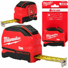 Miara zwijana 5m / 25mm autolock milwaukee taśma miernicza, metrówka do pomiarów budowlanych, stolarskich i remontowych