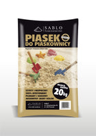 Piasek piaskownicy dzieci delikatny Atest PZH 20kg kwarcowy jasny miękki czysty do zabawy w ogrodzie do piaskownicy dla