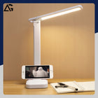 LAMPKA BIURKOWA LED BEZPRZEWODOWA AKUMULATOROWA NA BIURKO SZKOLNA BIAŁA USB lampa stołowa do czytania, ściemniana