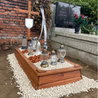 Krzyż nagrobny/ Krzyż na cmentarz/ Cmentarny / Pogrzebowy Drewniany DNT na mogiłę, 170 cm wysokości, 52 cm szerokości