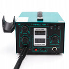 ZESTAW STACJA LUTOWNICZA 2W1 HOT AIR LUTOWNICA YIHUA 706+ GROTY MATA CYNA do napraw elektroniki, serwis PCB i SMD, 640