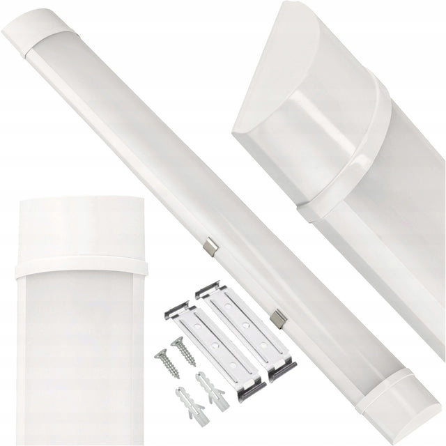 Lampa LED Oprawa do Garażu Warsztatu 40W 4800lm 120cm batten świetlówka oświetlenie liniowe sufitowe, neutralna barwa światła