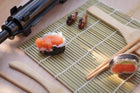 ZESTAW DO ROBIENIA SUSHI Z PAŁECZKAMI KOMPLET BAMBUSOWA MATA BAZOOKA NÓŻ akcesoria kuchenne, przybory wielorazowe