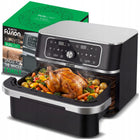 Frytkownica beztłuszczowa AIR fryer 3100w frytownica duża 10l 12 programów czarny