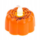 ŚWIECZKI DYNIE LED HALLOWEEN LAMPIONY DEKORACJE ZESTAW 12SZT NA BATERIE ozdoba jesienna, dekoracja stołu, z tworzywa