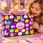 Kalendarz Adwentowy SQUISHY gniotki duży zestaw 24 dni Prezent Antystresowe stojący