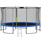 Mocna osłona sprężyn do trampoliny 10FT 305-312 cm na sprężyny gruba ochraniacz krawędzi, pokrycie obrzeża, niebieski