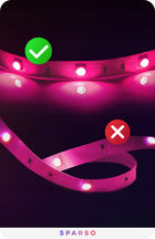Taśma LED RGB 10m ledy 230V 12V z pilotem Bardzo mocna zestaw + aplikacja oświetlenie dekoracyjne wielokolorowe do