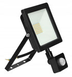 Alled 30W Naświetlacz LED z PIR 2300lm IP44 4000K reflektor z czujnikiem ruchu, lampa do ogrodu, światło białe neutralne