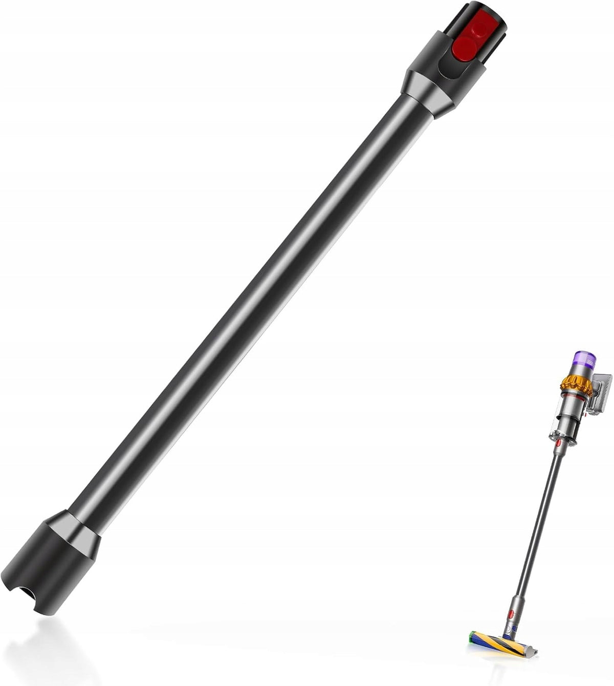 Rura do dyson Digital Slim / V12 Detect Slim rura teleskopowa brak informacji 74 cm srebrny/szary