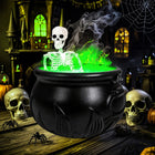 Generator Dymu Kociołek Wiedźmy LED Halloween Dekoracja Zawieszana Czarny ozdoba na bal przebierańców, imprezę