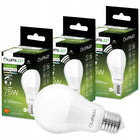 3x Żarówka LED E27 A60 10W czujnik ruchu 4000K 1055lm Neutralna NIE mruga automatyczne oświetlenie do korytarza, garażu