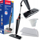 Mop Parowy vileda Steam Plus XXL -2x wkład z mikrofibry+nakładka do dywanów
