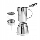 Kawiarka zaparzacz do kawy Espresso 6 filiżanek - 350ml stal nierdzewna moka, na indukcję, możliwość mycia w zmywarce