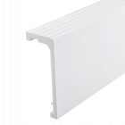 Maskownica Karnisza 15cm Listwa Karniszowa Karnisz Sufitowy 240cm SL-06 osłona szyny dwutorowej do zasłon, plastikowa