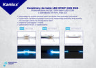 Taśma LED Kanlux lcob 3W/M 12 IP00-WW pasek świetlny, oświetlenie dekoracyjne, 5 m, 1440 lm, 15 w, 12 V DC, ciepła biel