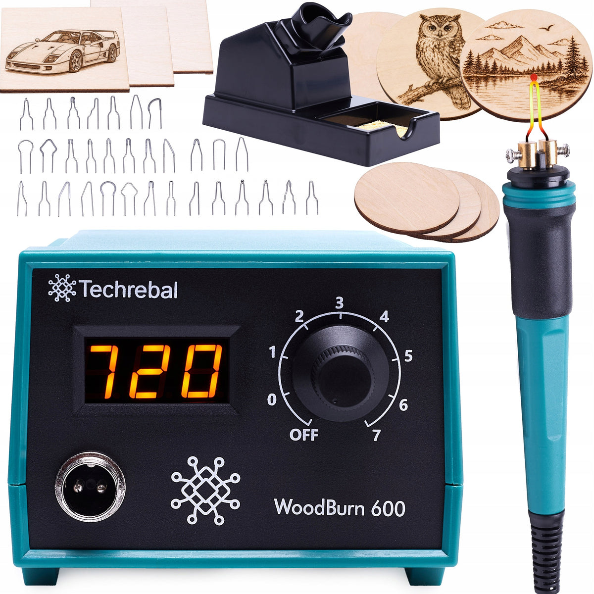 Wypalarka Do Drewna Pirograf Elektryczny Zestaw Do Wypalania W Drewnie 30 grotowa 25 W