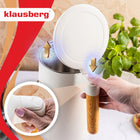Czajnik elektryczny Klausberg KB-9005 1,7l LED dotyk regulacja tem Programy 1.7 l 2200 w beżowy metal, tworzywo sztuczne