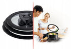 Zestaw szklanych pokrywek TEFAL Ingenio 6el. do garnków i patelni, okrągłe 16 cm, uchwyty nienagrzewające się, można