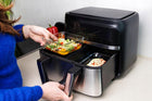 Naczynie żaroodporne do AIR fryer 2x 0,8 L 19x14 cm pyrex zestaw 2 szt 0.8 l szkło