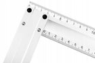 Kątownik budowlany uniwersalny aluminiowy 500x235 przymiar stolarski, do trasowania i wyznaczania kątów, narzędzie
