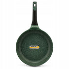 Patelnia indukcja granitowa patelnia marmurowa 28cm Green Husk do smażenia, na kuchenkę gazową, ceramiczną i