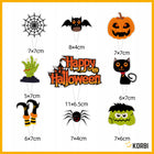 GIRLANDA HAPPY HALLOWEEN BALONY DUCHY ZESTAW REKWIZYTY DO ZDJĘĆ TOPPER 72el ozdoby na przyjęcie, akcesoria do fotobudki