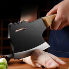 Nóż szefa ostry tasak japan toporek solidny duży ciężki 26cm 3460 siekacz kuchenny do mięsa, stalowe ostrze, drewniana