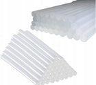 Klej pistoletu na gorąco wkład klejowy termotopliwy 7mm x 300mm pałeczki bezbarwne, 84 sztuki