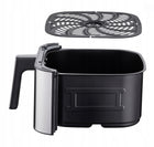 Frytkownica beztłuszowa AIR fryer voksar K11 XXL 8l 12w1 1800W + przepisy beztłuszczowa srebrny/szary