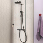 Zestaw prysznicowy Grohe Termostat Deszczownica Słuchawka 2 strum 266772430 natynkowa bateria z mieszaczem, wąż i